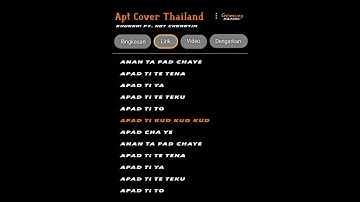 Thumbnail of Lirik Apt Versi Thailand (lirik goggle)