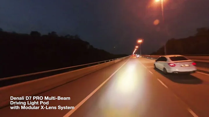 Spot Light - Denali D7 PRO Multi-Beam Driving Light Pod with Modular X-Lens System