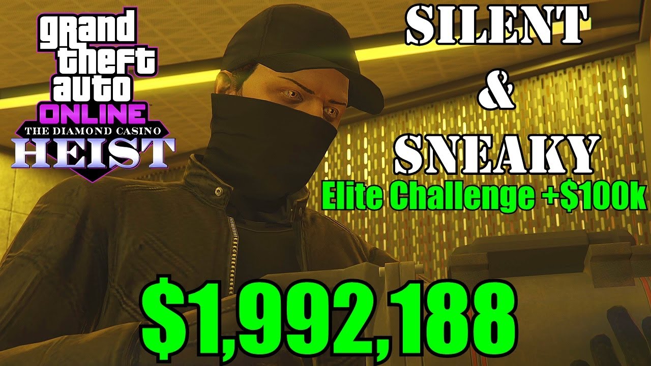 GTA 5 Online The Diamond Casino Heist (Silent & Sneaky) Elite Challenge