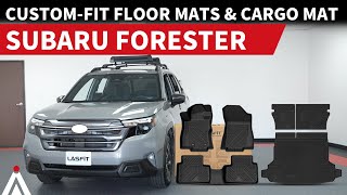 Subaru Forester 2025 Custom Floor Mats & Cargo Mat Installation & Review [Lasfit liners]