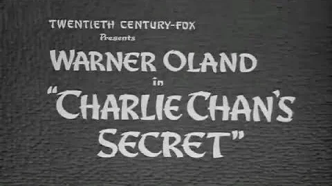 Charlie Chan's Secret - 1936 [Crime] [Comedy]
