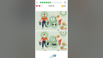 Find The Difference Puzzle Game Level 18 to 19