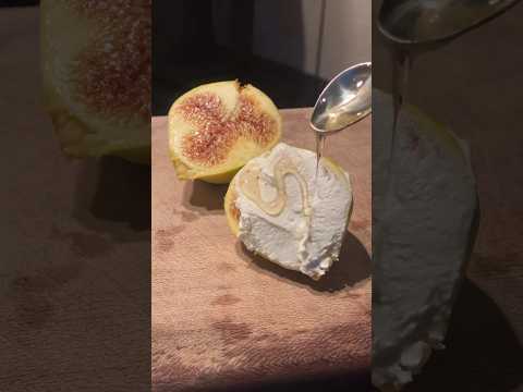 Инжир+мед+творожный сыр Реально