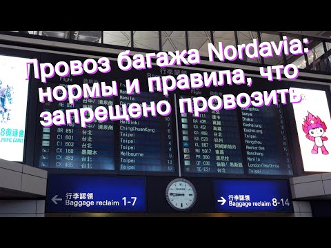 Провоз багажа Nordavia: нормы и правила, что запрещено провозить