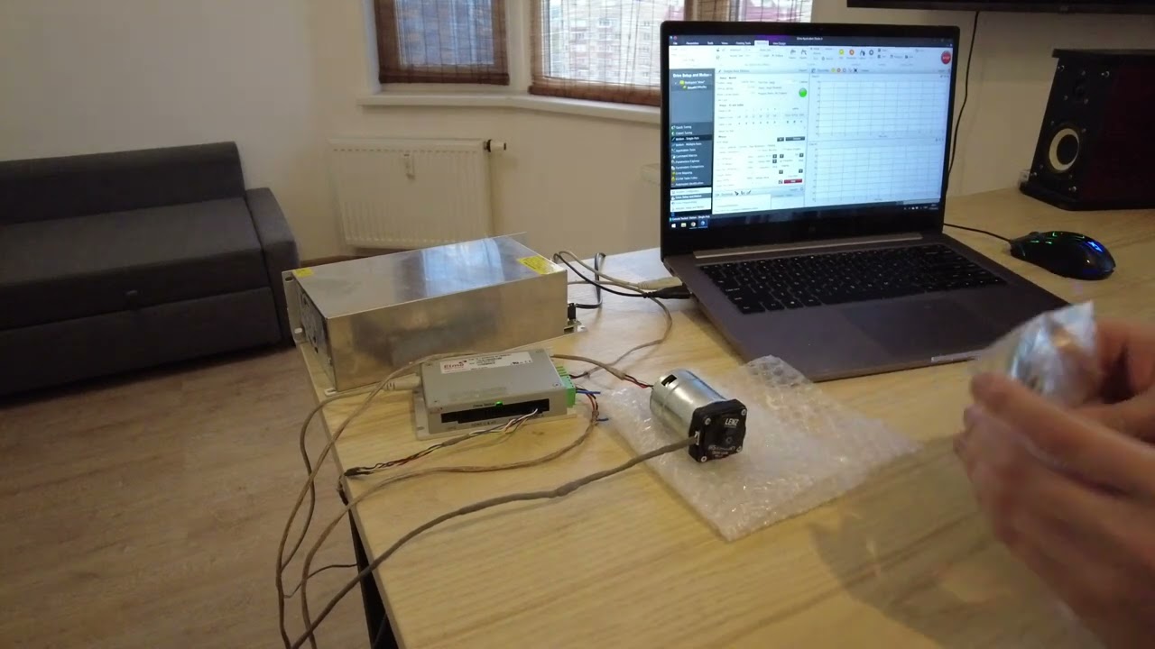 Max speed test of LENZ IRS-I34U2S1-17 inductive encoder