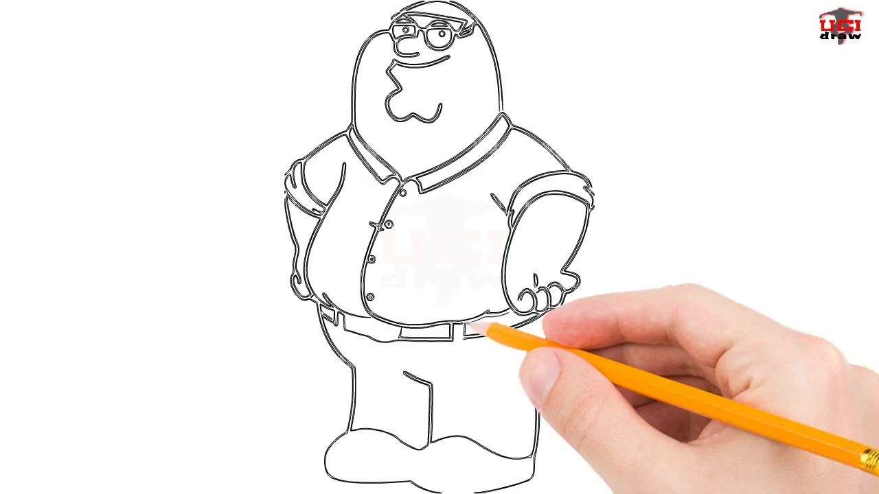 how to draw family guy peter