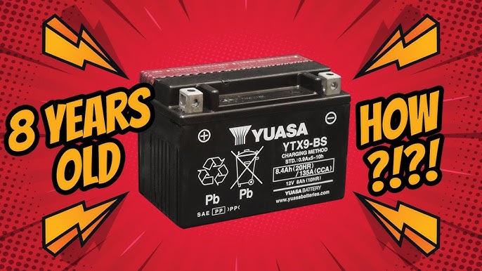 How to top up a motorcycle battery - YTX9-BS 