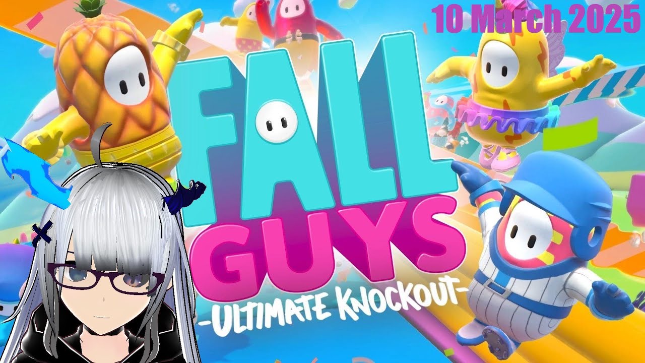 [ENVTuber] Should I try to win more? (Let's Play Fall Guys 10 March 2025)