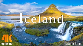 FLYING OVER ICELAND 4K  A Relaxing Film for Ambient TV in 4K Ultra HD