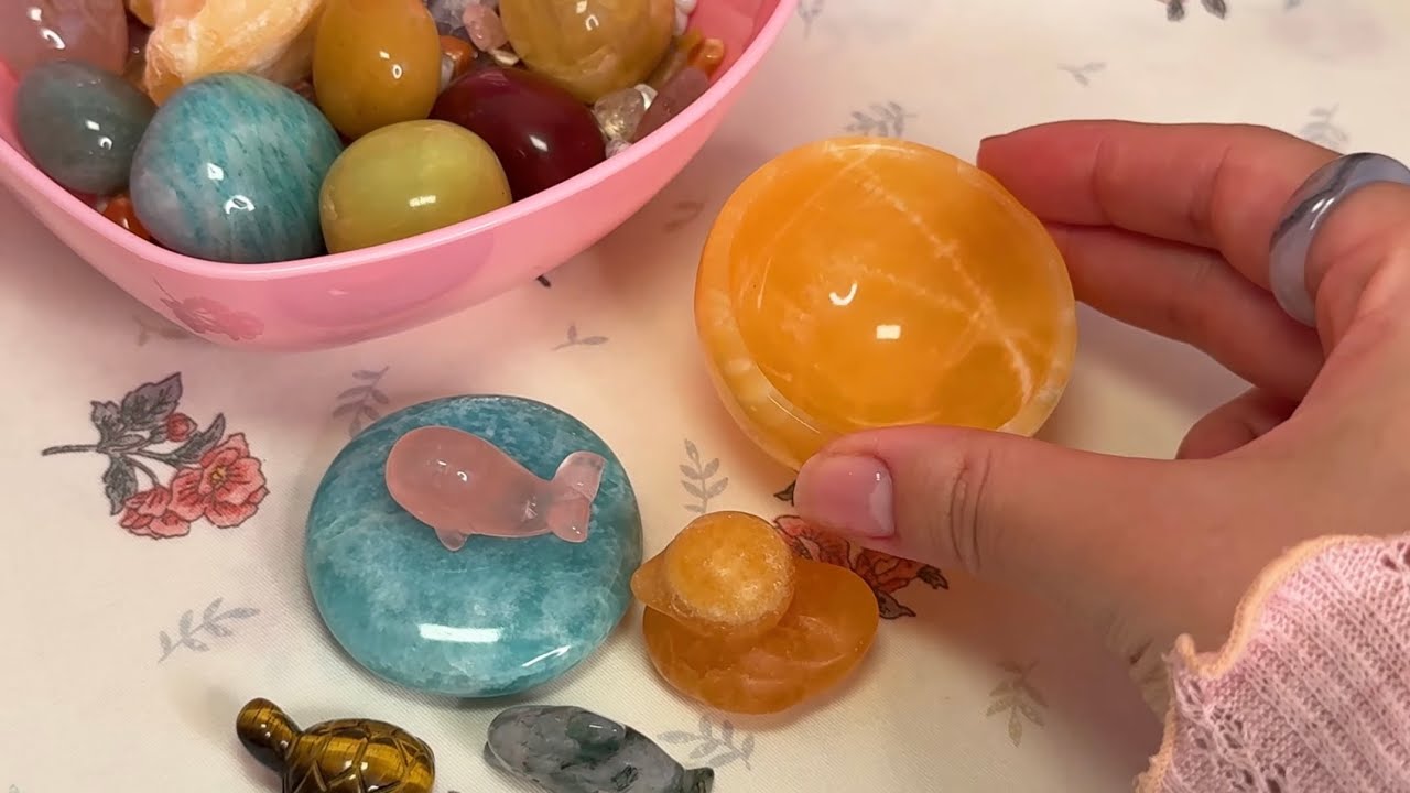 토도독 ASMR │ 돌사장과 자막으로 수다떨며 원석포장 💬💓