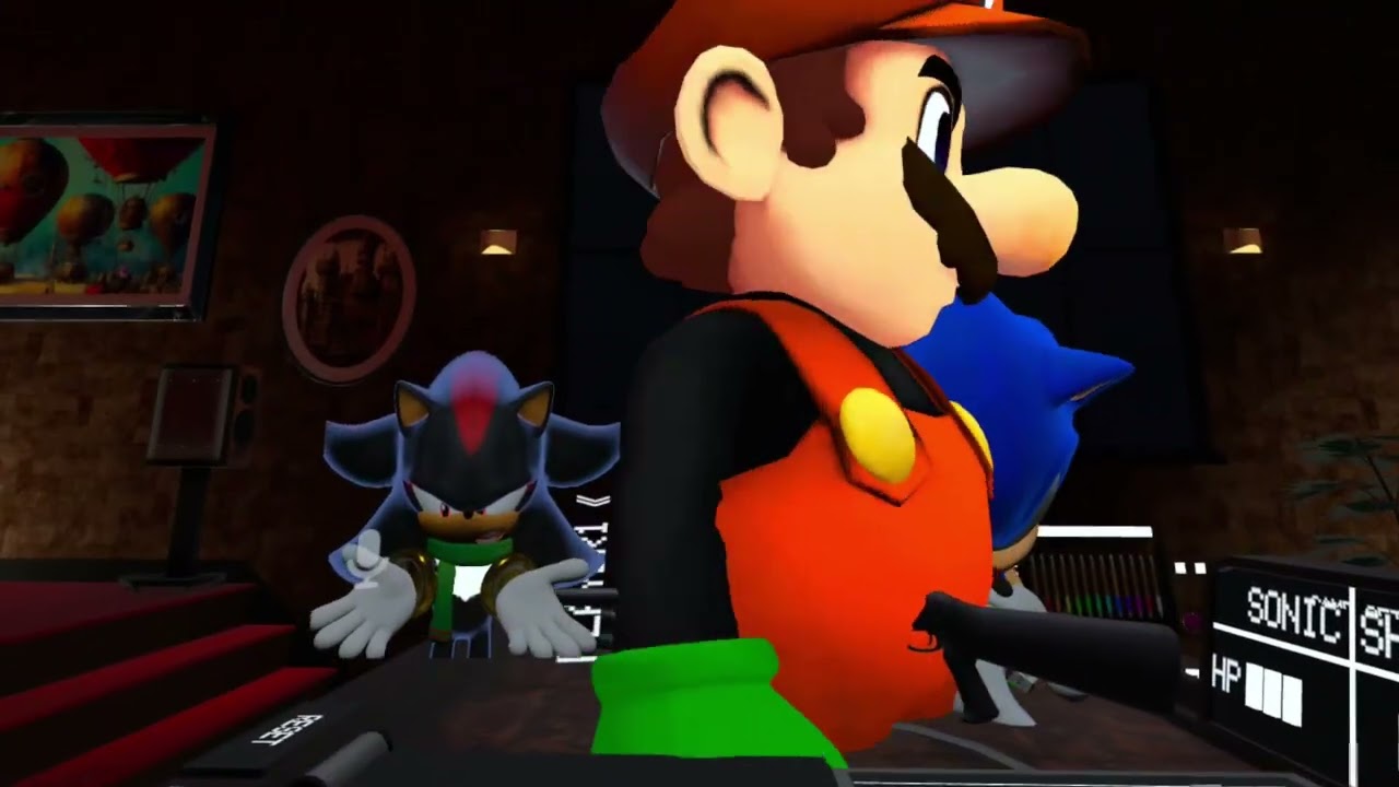 What if  Team Dark play a dangerous gun game   Made with Clipchamp