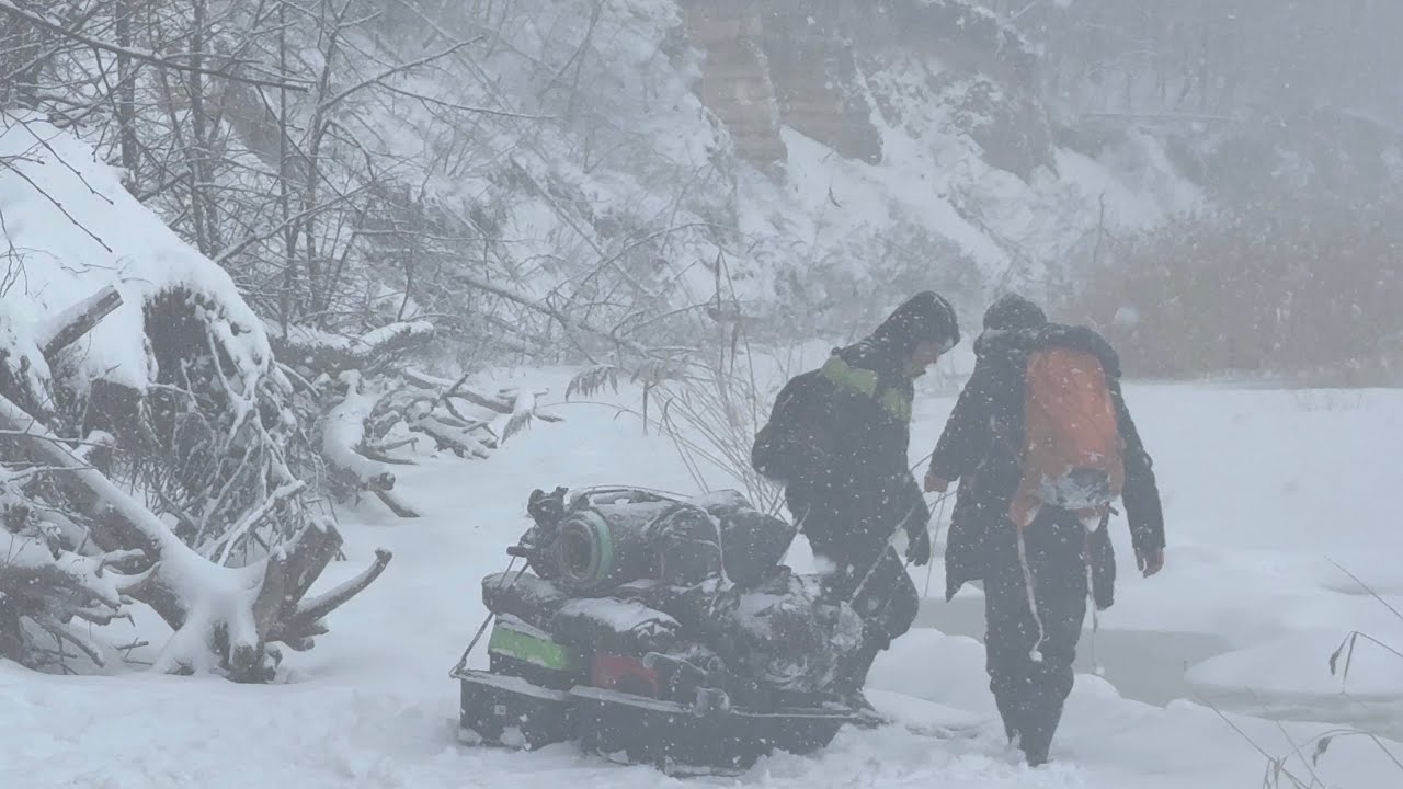 БЕЗУМНЫЙ ПОХОД! Ночь НА ЛЬДУ! СНЕГОПАД! ПЕЧЕНЕГИ! Когда все пошло не по плану...