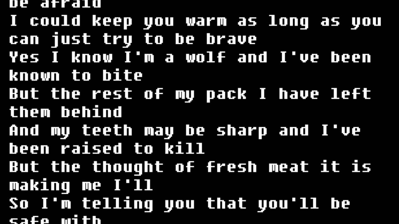 Young Heretics I know I'm a wolf Lyrics YouTube