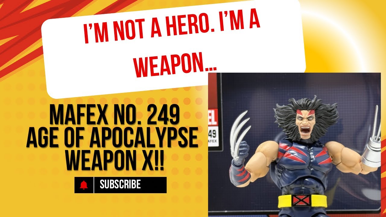 MAFEX No. 249 Weapon X Weapon X (Age of Apocalypse Ver.) - YouTube