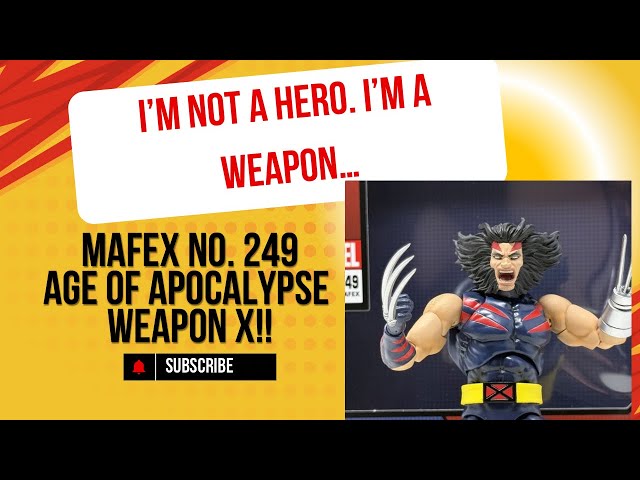 MAFEX No. 249 Weapon X Weapon X (Age of Apocalypse Ver.) - YouTube