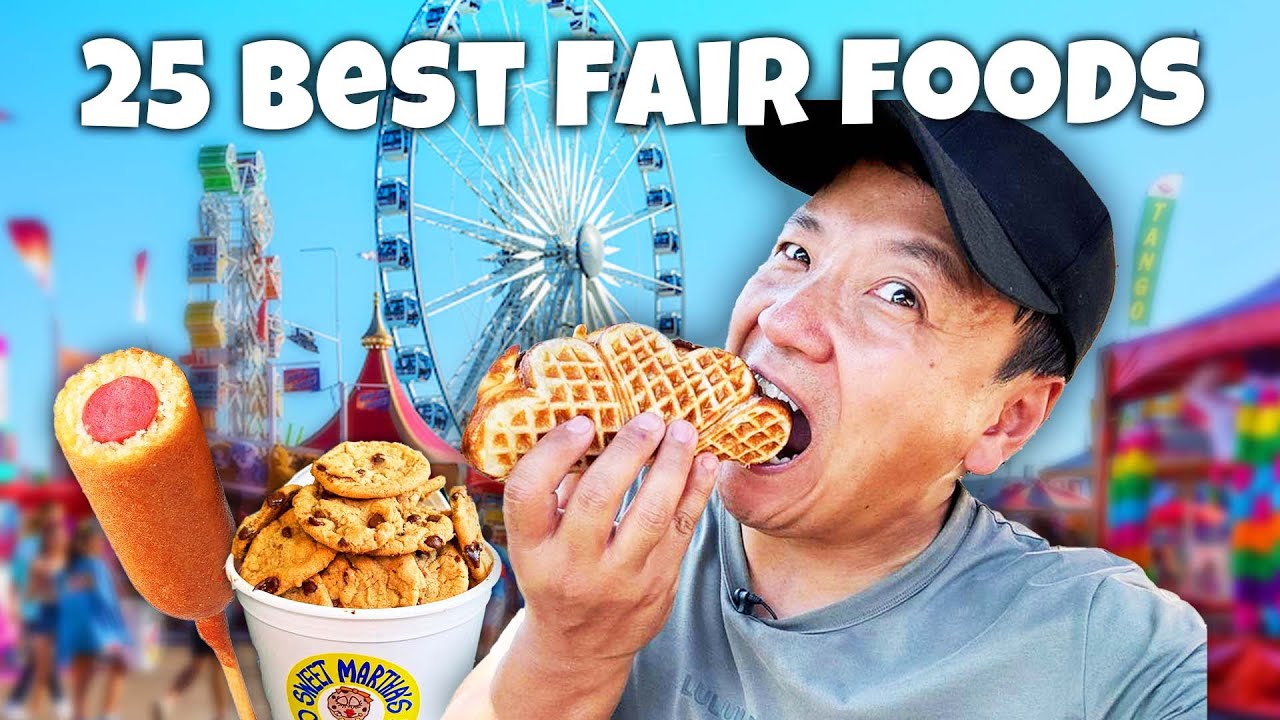 25 MUST TRY BIZZARE State Fair Foods In America DEEP FRIED Foods To 