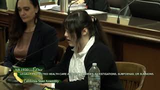 Detransitioner Layla Jane "The doctors who removed my breasts will never be held accountable"AB 1930
