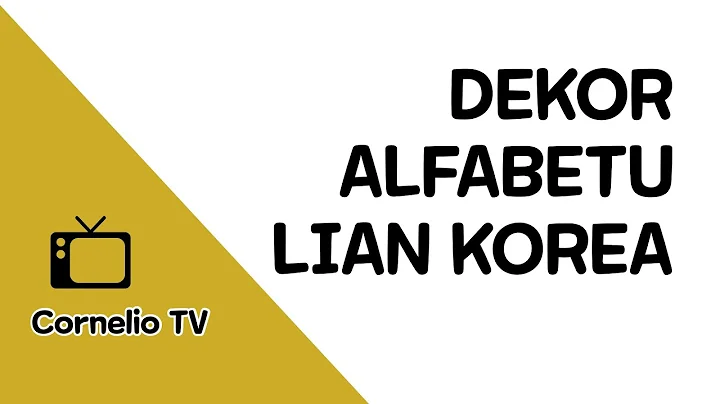 #Liankorea #alfabetu #subscribe    DECOR ALFABETU ...