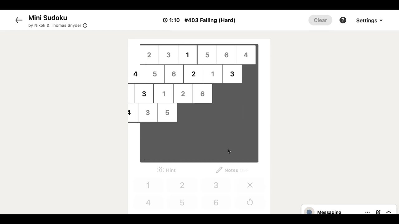 LinkedIn Mini-Sudoku Answer Today | 18 September 2026 - Puzzle #403
