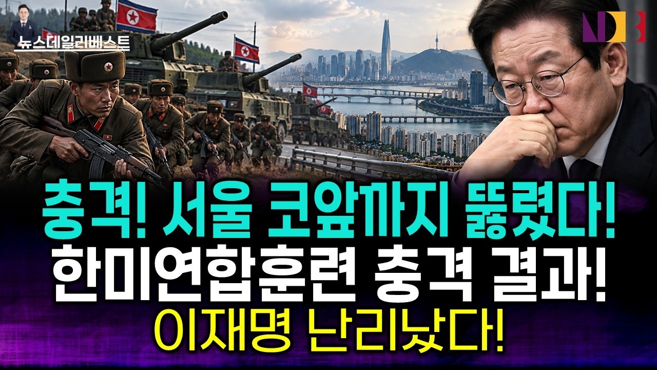 서울 코앞까지 뚫렸다! 충격의 한미연합훈련