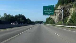 Middlesex Freeway (Interstate 287 Exits 57 to 47) southbound