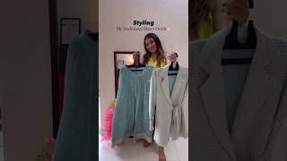 Styling traditional blazer outfit