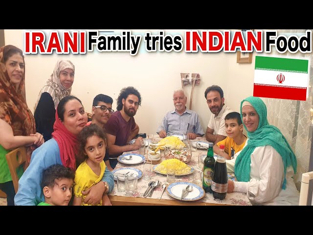 IRANIAN PEOPLE TRY INDIAN FOOD class=
