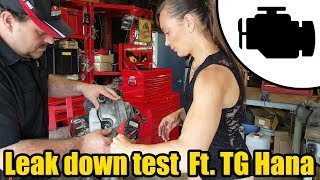 Leak down test - Honda V twin Ft TG Hana