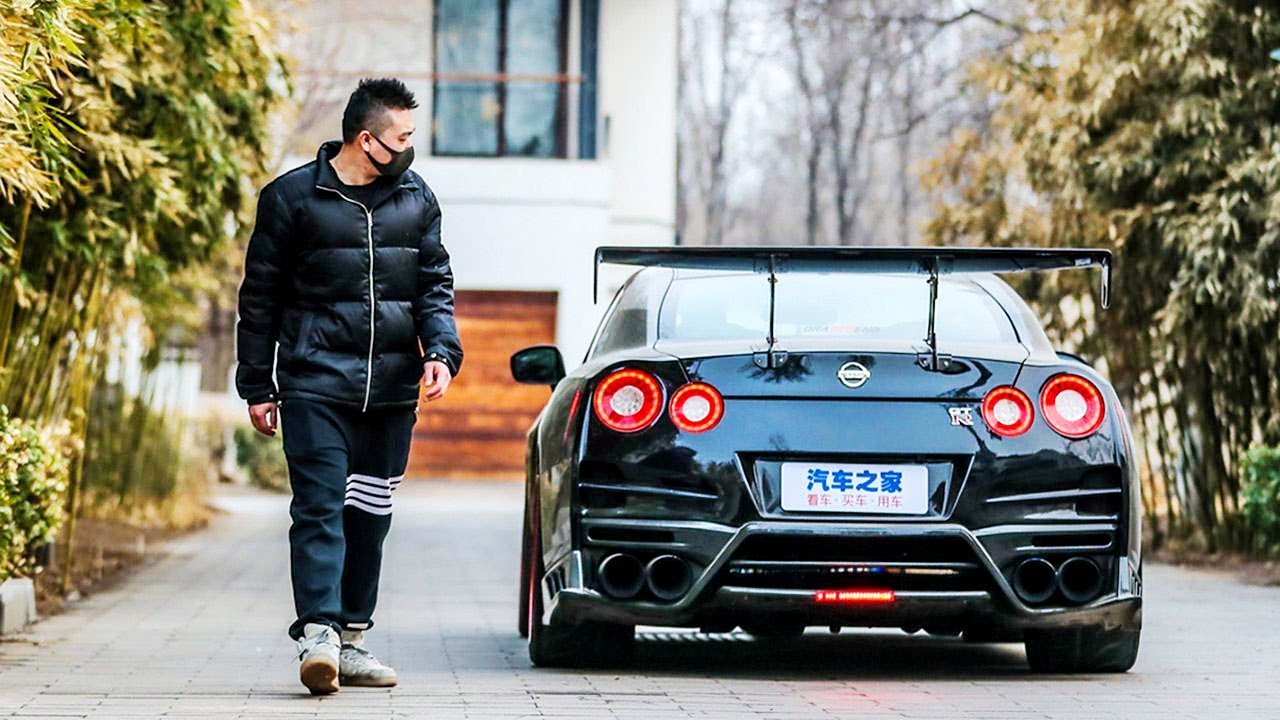 1 4英里加速8 85秒的改装日产nissan Gt R Youtube