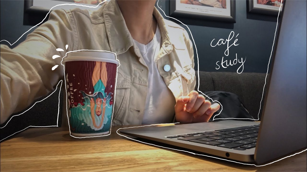 London Café Study With Me [real time, with timer, coffee shop ambience] | by Emilie 英美莉