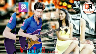 PicsArt - music lover editing tutorial || Guitar player editing || with Girl || D R EDITING || screenshot 5