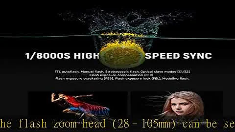 NEEWER Z1-C TTL Round Head Flash Speedlite for Canon DSLR Cameras, 76Ws 2.4G 1/8000s HSS, 10-Level