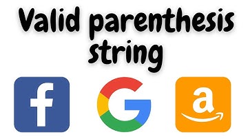 valid parenthesis string leetcode | valid parentheses string leetcode python | leetcode