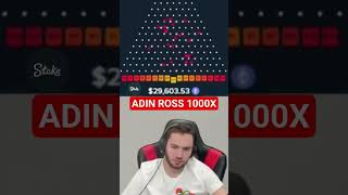 Adin Ross Hits 1000x #plinko #socialcasino #stake #stakeorignals #stakeus #viralshorts Net Worth