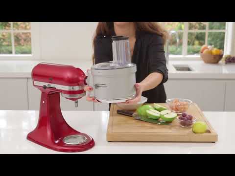 KitchenAid Food Processor Attachment w Commercial Style Dicing Kit Review &  Demo + Hash Brown Recipe 