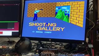 LCD light gun and  Sega Master System games.