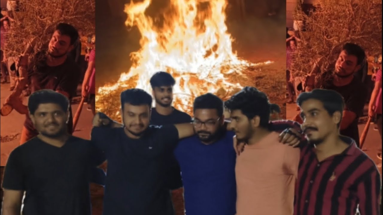 होलिका दहन मगरा / holika dahan Magra #teamwarriors #parihar_OG #fagun #gair #happy_holi #magra_⚔️🚩