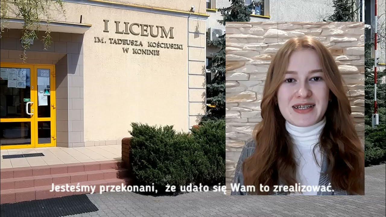 I Lo Konin Wykaz Podręczników Życzenia SU dla Absolwentów I LO Konin 2021 - YouTube