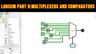 Logisim part 9:Multiplexers and Comparators