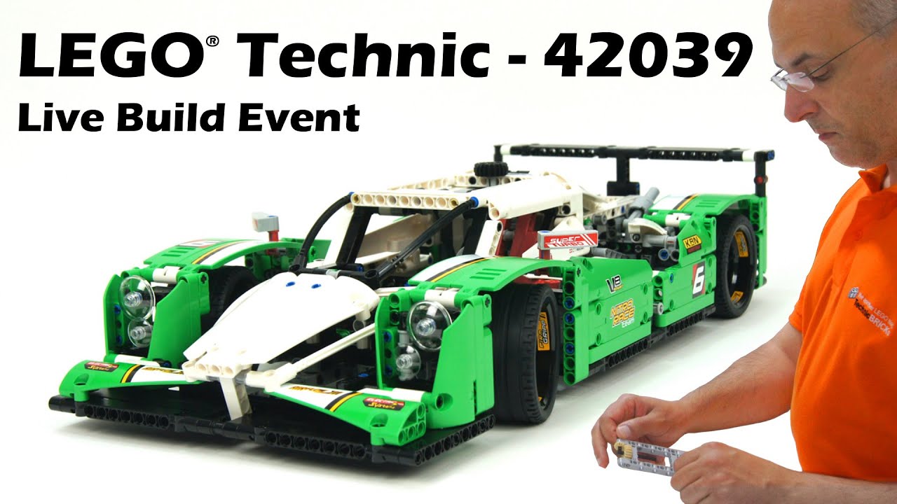 LEGO Technic 42039, 24 Hours Race Car - Live Build Event - YouTube