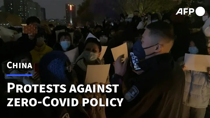 Protest in Chinese capital against zero-Covid poli...
