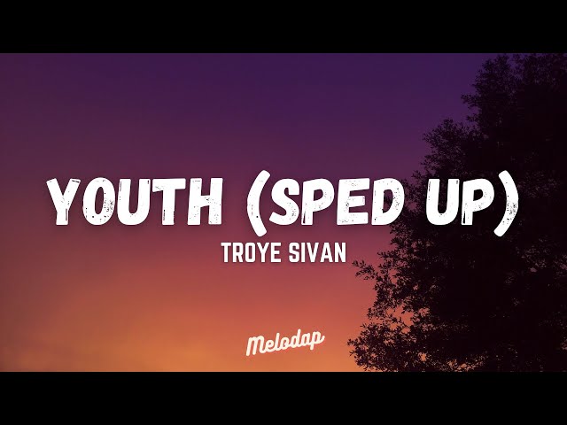 Troye Sivan - Youth (Lyrics / Lyrics Video) (Tiktok Song Sped Up) class=