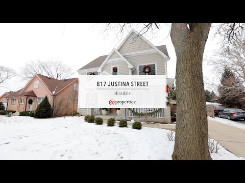 817 Justina Street, Hinsdale, IL home video tour