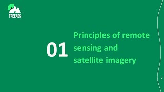TREEADS Course 2.1 Principles of remote sensing and satellite imagery