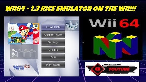 How to Install Wii64 1.3 (Rice) Emulator on the Nintendo Wii!