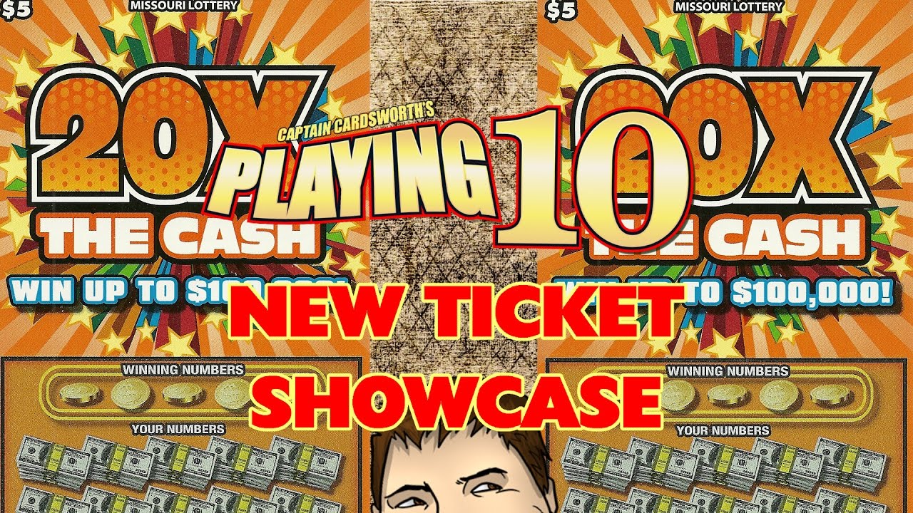 2x 5 "20X THE CASH" NEW TICKET SHOWCASE Playing Missouri