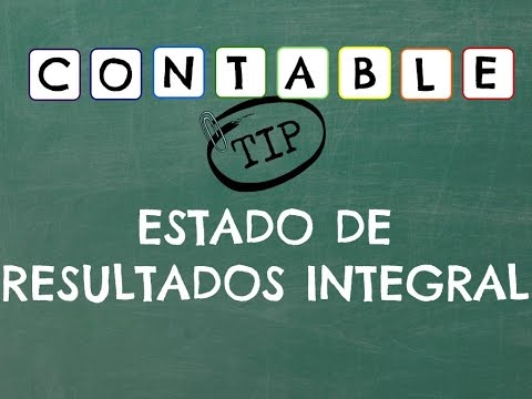 Video: ¿Para el estado de resultados integrales?