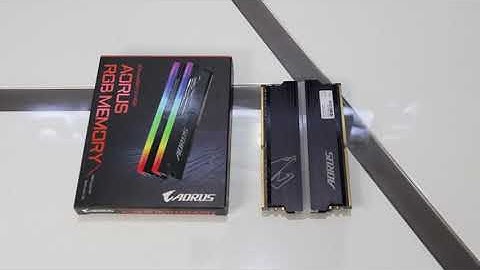 GIGABYTE giới thiệu RAM AORUS RGB 4400 MHZ "siêu khủng"