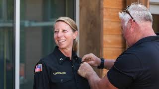 Fire Department Badge Pinning Ceremony 2021