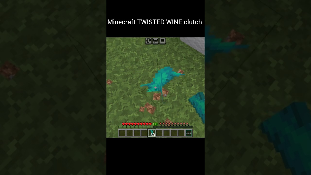 Minecraft TWISTED WINE clutch.